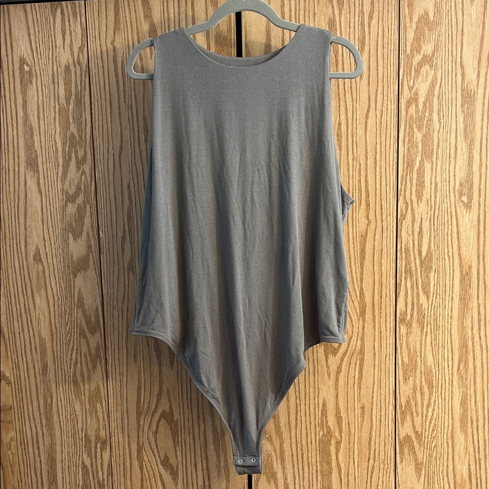 NWT Bar III Olive Green Sleeveless Bodysuit